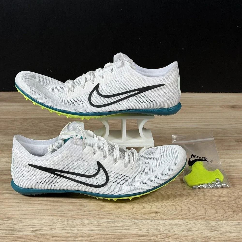 Nike Zoom Mamba V6 Track Spikes Mens Size 10 White Distance Running DR2733-102
